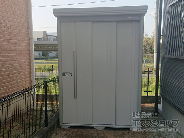 福岡県みやま市のの物置・屋外倉庫 Mr.ストックマンダンディ 一般型 1500×2290×2110（ND-1522） ND-1522-W 施工例