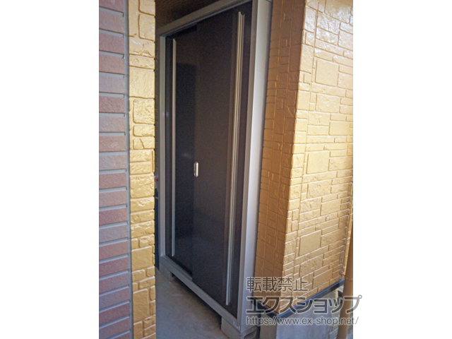 宮城県仙台市のの物置・屋外倉庫 シンプリー 一般型 1100×615×1903（MJX-116E） MJX-116E-TB 施工例