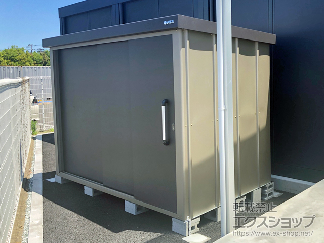 宮城県仙台市のの物置・屋外倉庫 エスケーエイト SK8-130 一般型 2600×1600×1940 SK8-130-GK 施工例