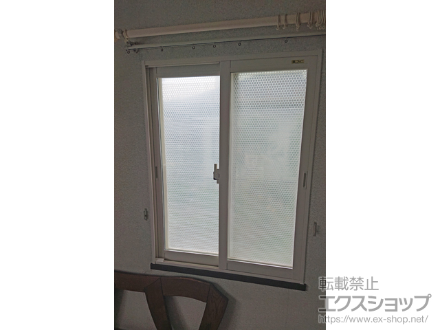 茨城県筑西市のの二重窓（内窓） インプラス ダストバリア仕様 引違い窓 2枚建 施工例
