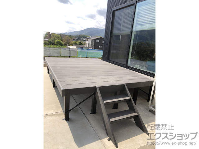 徳島県美馬市ののウッドデッキ リウッドデッキ 200 施工例
