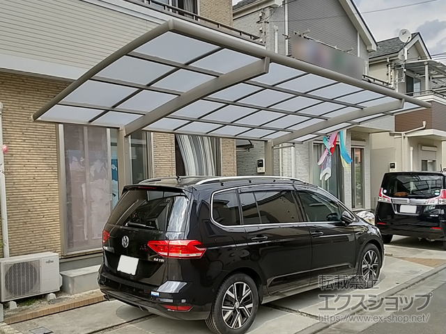 東京都足立区ののカーポート ネスカR (ラウンドスタイル) 積雪〜20cm対応 施工例