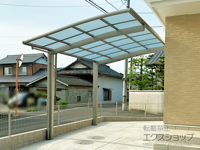 香川県高松市ののカーポート ネスカR (ラウンドスタイル) 積雪〜20cm対応 施工例