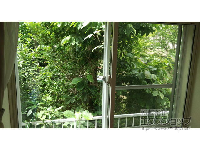 熊本県熊本市のの二重窓（内窓） インプラス ダストバリア仕様 引違い窓 2枚建 施工例
