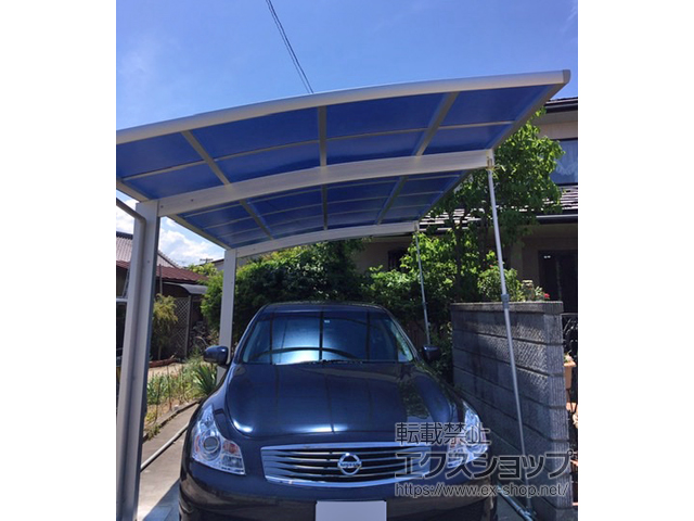 長野県長野市ののカーポート レイナポートグラン　積雪〜20cm対応 施工例