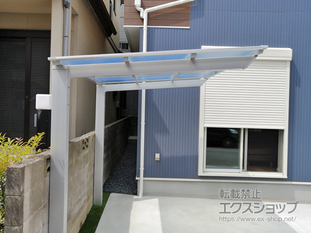 京都府城陽市ののサイクルポート・駐輪場 ネスカFミニ (フラットスタイル) 積雪〜20cm対応 施工例