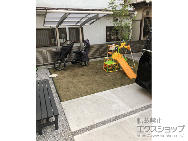 東京都東久留米市ののサイクルポート・駐輪場 プレシオスポート ミニ 積雪〜20cm対応 施工例