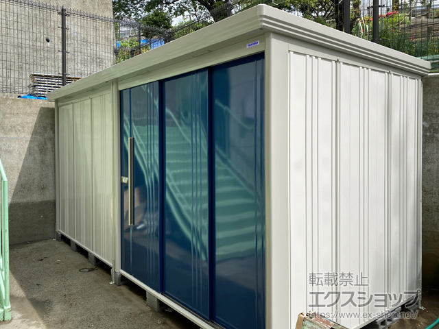 神奈川県横浜市のの物置・屋外倉庫 Mr.ストックマンダンディ 一般型 4415×1922×2110（ND-4419） ND-4419-D 施工例