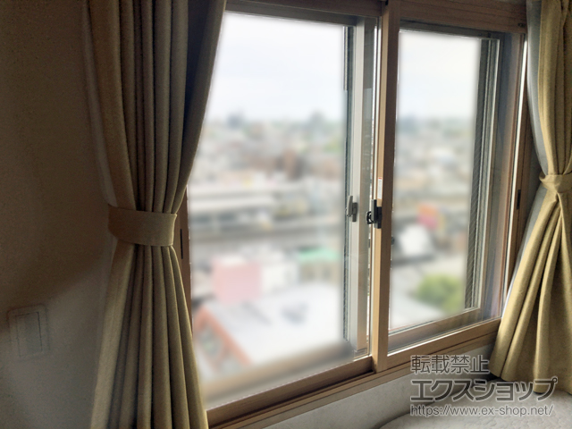 東京都杉並区のの二重窓（内窓） インプラス ダストバリア仕様 引違い窓 2枚建 施工例