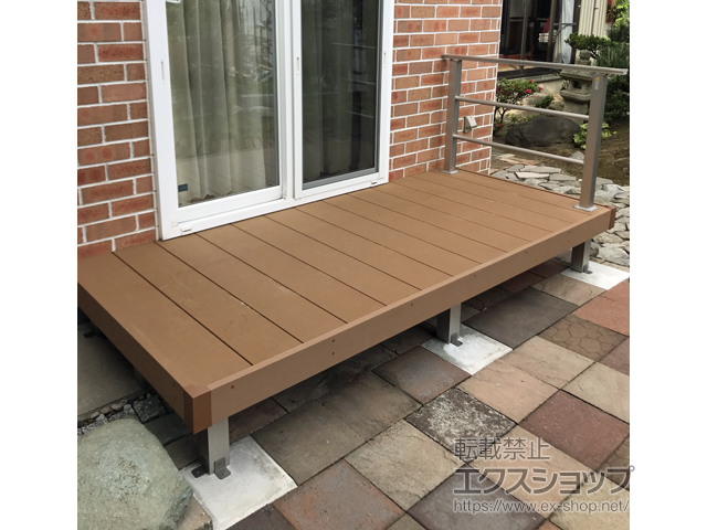 石川県能美市ののウッドデッキ リウッドデッキ 200 施工例