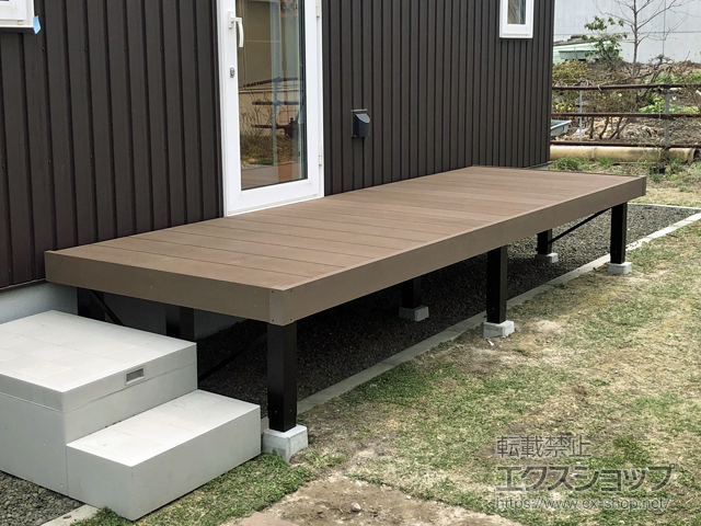 北海道札幌市ののウッドデッキ マージウッドデッキ 施工例