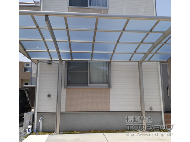 福岡県柳川市ののカーポート レイナポートグラン　積雪〜20cm対応 施工例