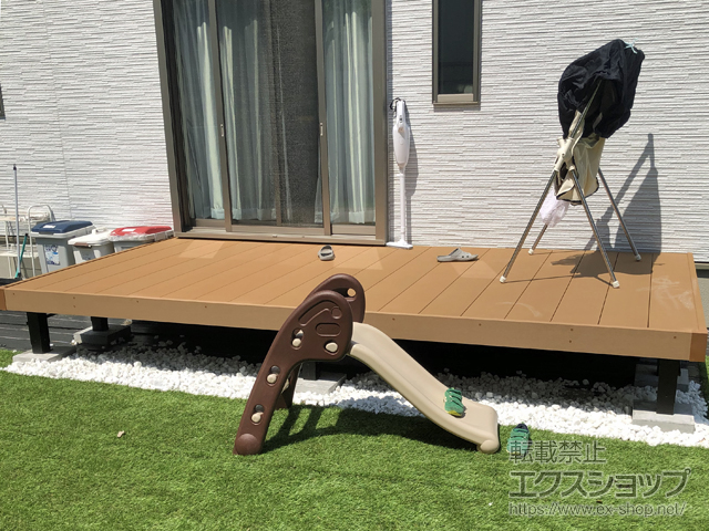 埼玉県所沢市ののウッドデッキ マージウッドデッキ 施工例