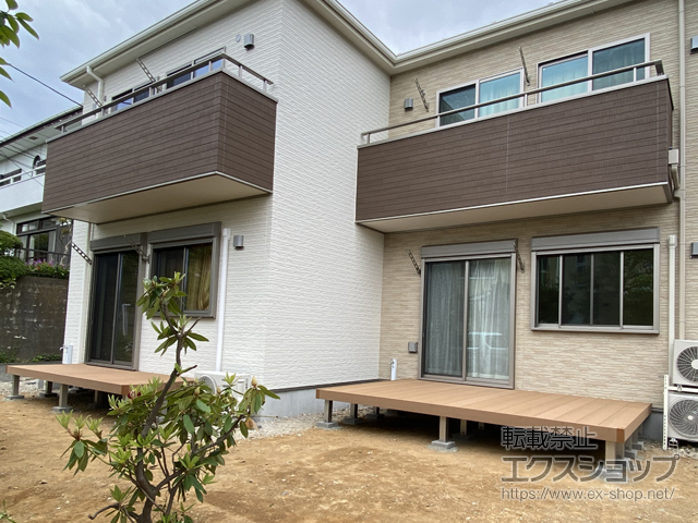 神奈川県横浜市ののウッドデッキ リウッドデッキ 200 施工例