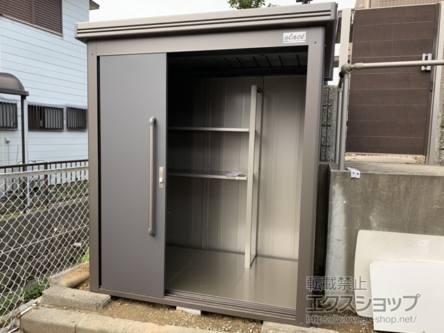 三重県津市のの物置・屋外倉庫 アウトレット物置 SKGL-07 1847×1362×2105 SKGL-07-GK 施工例