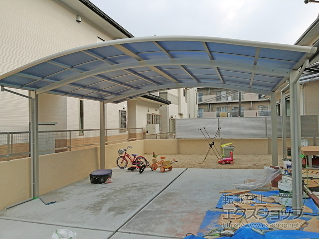 熊本県熊本市ののカーポート レイナツインポートグラン　積雪〜20cm対応 施工例