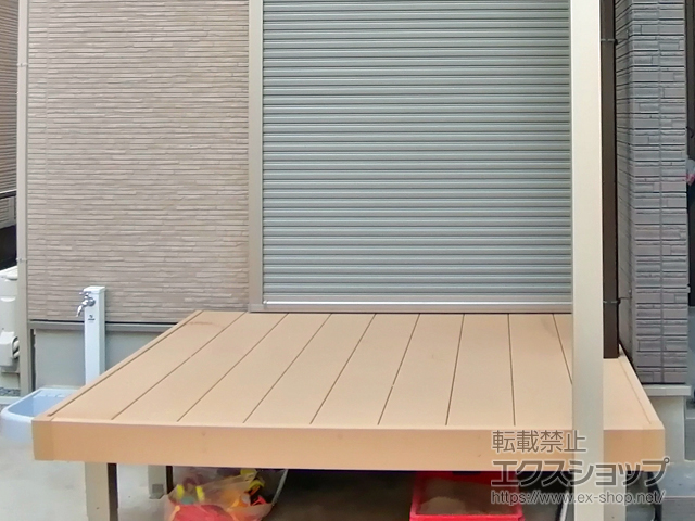 熊本県熊本市ののウッドデッキ リウッドデッキ 200 施工例