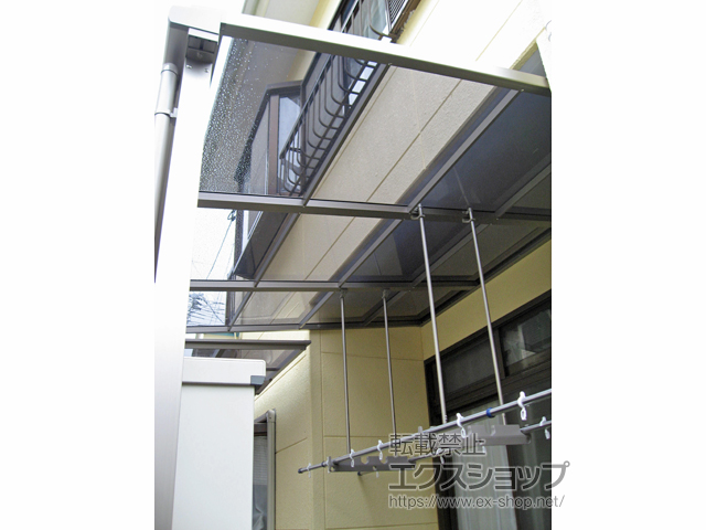 宮崎県延岡市ののテラス屋根 スピーネ F型 テラスタイプ 単体 積雪〜20cm対応 施工例