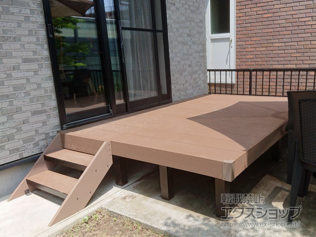宮城県仙台市ののウッドデッキ マージウッドデッキ 施工例