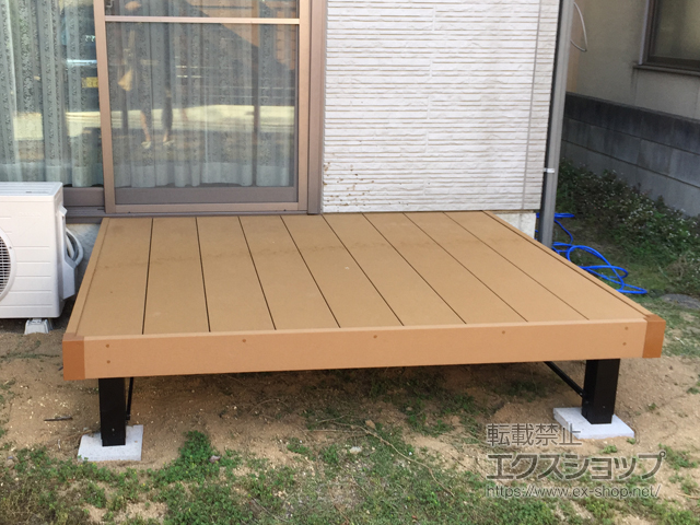 岡山県倉敷市ののウッドデッキ リウッドデッキ 200 施工例