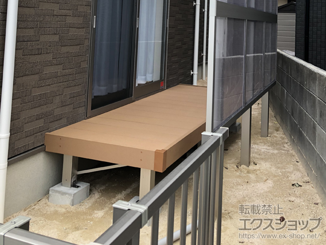 山口県下関市ののウッドデッキ リウッドデッキ 200 施工例