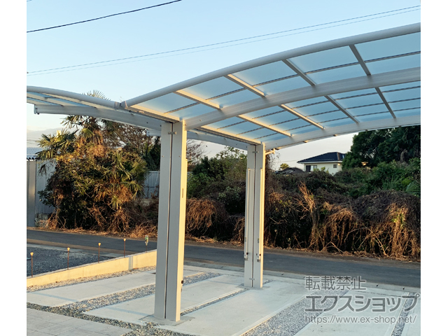 群馬県佐波郡玉村町ののカーポート レイナポートグラン Y合掌　積雪〜20cm対応 施工例