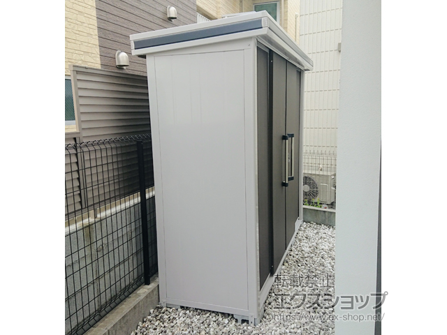 東京都世田谷区のの物置・屋外倉庫 エルモ 一般型 2570×820×2122（LMD-2508） LMD-2508-DW 施工例