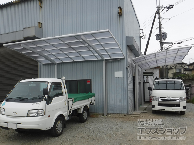 奈良県香芝市ののカーポート レイナポートグラン　積雪〜20cm対応 施工例