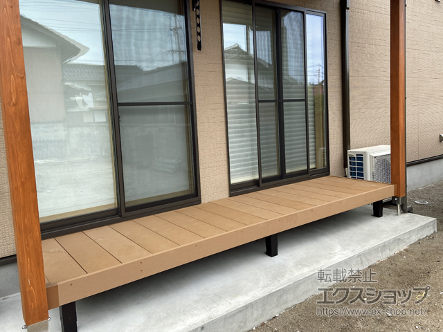 鳥取県米子市ののウッドデッキ リウッドデッキ 200 施工例