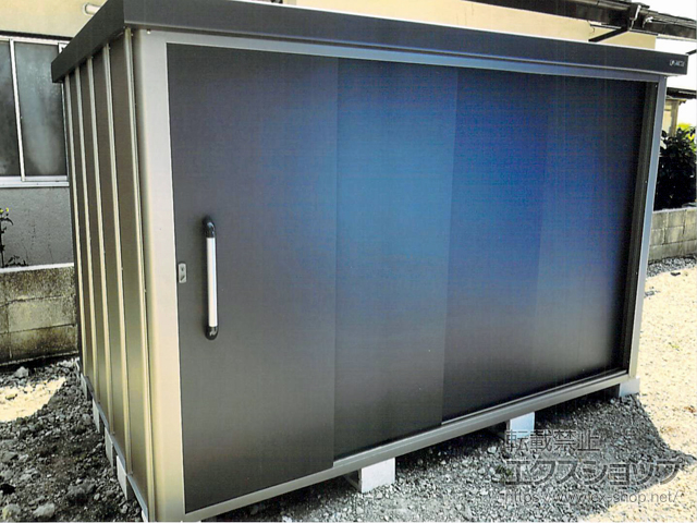 栃木県那須塩原市のの物置・屋外倉庫 エスケーエイト SK8-180 一般型 3000×2000×1940 施工例