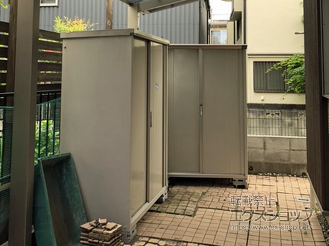 埼玉県新座市のの物置・屋外倉庫 グランプレステージジャンプ 1304×750×1900 GP-137A-T-MW 施工例