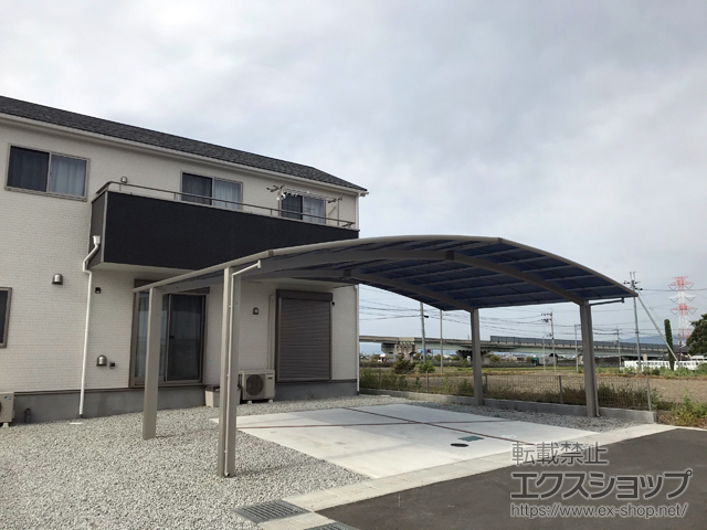 奈良県葛城市ののカーポート レイナトリプルポートグラン　積雪〜20cm対応 施工例
