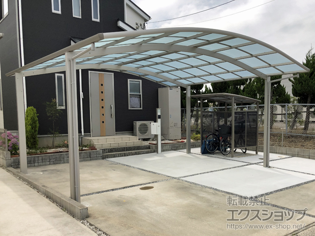 愛知県清須市ののカーポート レイナツインポートグラン　積雪〜20cm対応 施工例