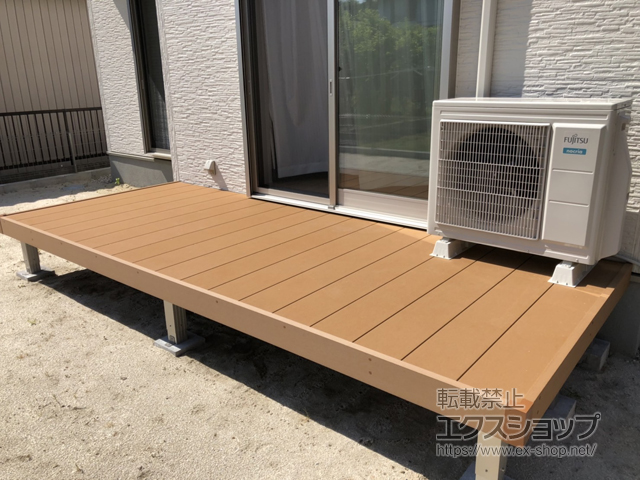 愛知県知多郡美浜町ののウッドデッキ リウッドデッキ 200 施工例