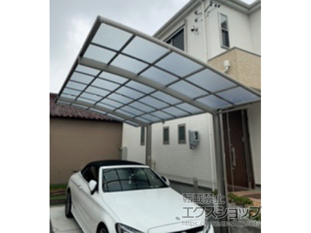 愛知県清須市ののカーポート ネスカR (ラウンドスタイル) 積雪〜20cm対応 施工例