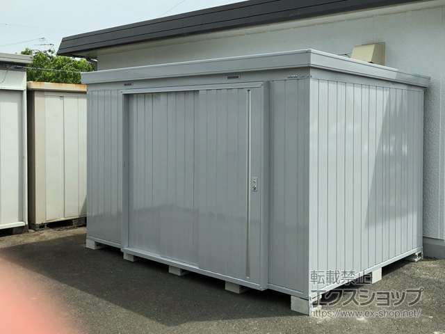 群馬県前橋市のの物置・屋外倉庫 ネクスタ 一般型 3470×2210×2075（NXN-77S） NXN-77S-MG 施工例
