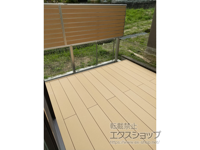 大阪府交野市ののウッドデッキ リウッドデッキ 200 施工例