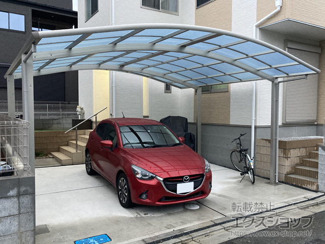 埼玉県さいたま市ののカーポート レイナツインポートグラン　積雪〜20cm対応 施工例