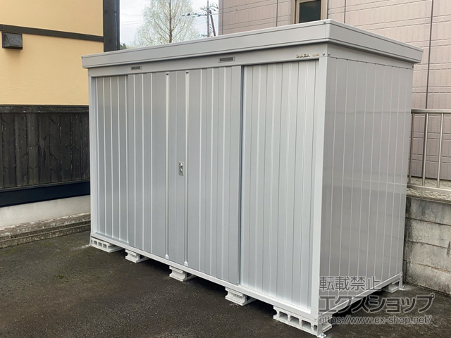 兵庫県豊岡市のの物置・屋外倉庫 ネクスタ 多雪地型 3050×1370×2075（NXN-45S） NXN-45S-FS 施工例