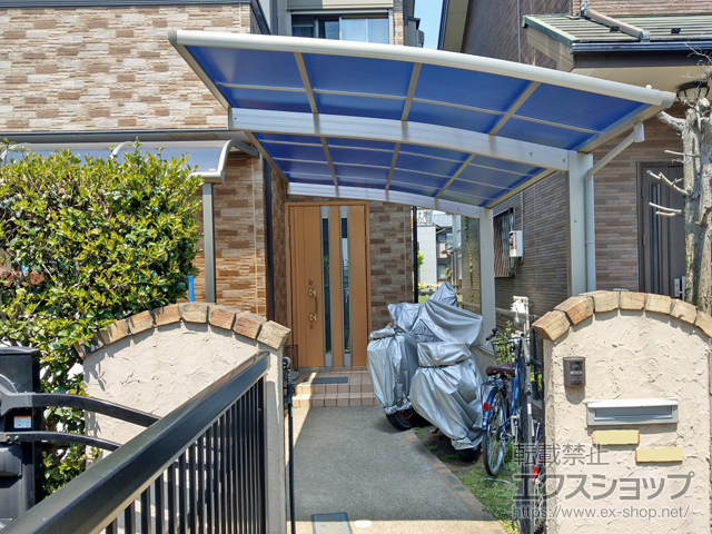 千葉県鎌ケ谷市ののカーポート プレシオスポート 積雪〜20cm対応 施工例