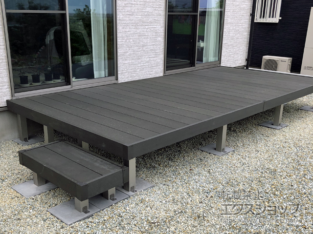 宮城県亘理郡亘理町ののウッドデッキ リウッドデッキ 200 施工例