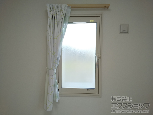 埼玉県蓮田市のの二重窓（内窓） インプラス ダストバリア仕様 開き窓 外観右吊元 施工例