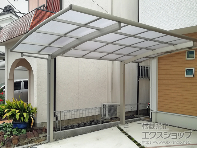 愛知県名古屋市ののカーポート プレシオスポート 積雪〜20cm対応 施工例