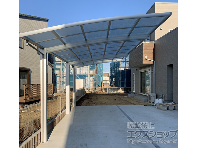 千葉県八千代市ののカーポート レイナポートグラン 延長　積雪〜20cm対応 施工例