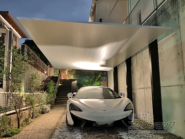 兵庫県芦屋市ののカーポート カーポートSC 積雪対応20cm 施工例