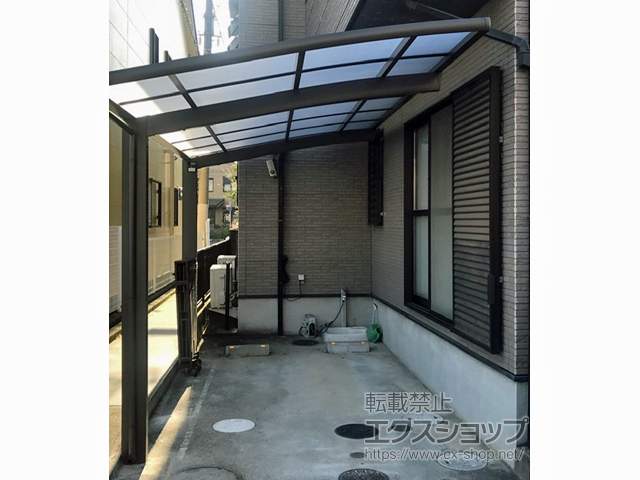 大阪府堺市ののカーポート ネスカR (ラウンドスタイル) 積雪〜20cm対応 施工例