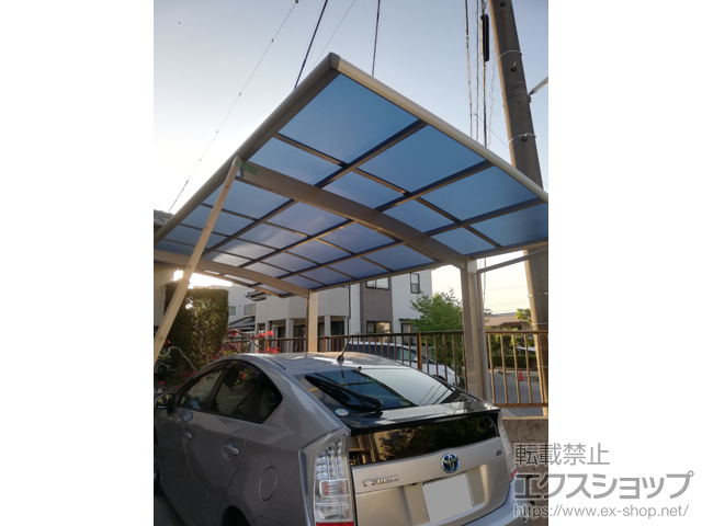 愛知県豊田市ののカーポート プレシオスポート 積雪〜20cm対応 施工例