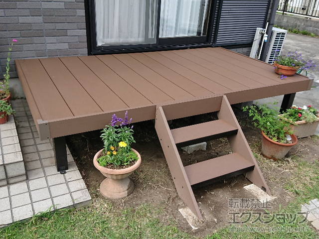 愛知県一宮市ののウッドデッキ マージウッドデッキ 施工例