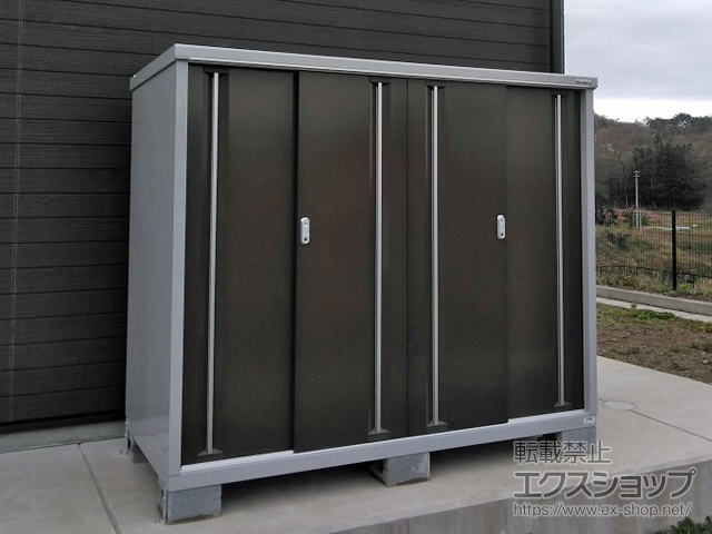 福島県伊達郡国見町のの物置・屋外倉庫 シンプリー 一般型 1940×905×1603 MJX-199D-P-TB 施工例