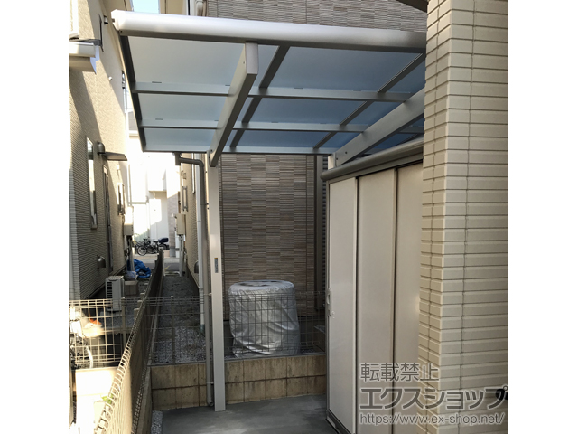 埼玉県ふじみ野市ののサイクルポート・駐輪場 エフルージュグランミニ 積雪〜20cm対応 施工例